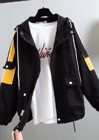 Áo khoác nữ - Áo khoác nữ - ĐEN - FREE SIZE