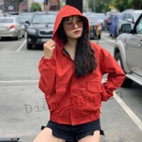 Áo khoác nữ Áo khoát nữ kaki chống nắng túi hộp siêu hot phong cách-A128