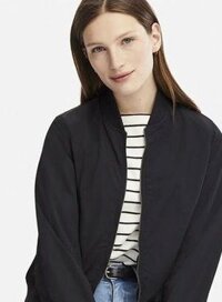 Áo khoác nữ bomber mỏng cổ tàu 401727 L