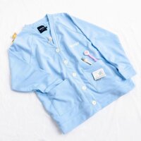 Áo khoác nữ cardigan thun nỉ ngoại in chữ Happy Day siêu cute màu tươi trẻ,Áo khoác cardigan ulzzang nỉ ngoại - xanh ngọc - Free size dưới 70kg