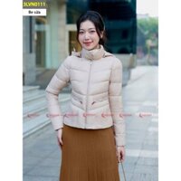 Áo khoác nữ CARDINA phao lông vũ dáng ngắn nhật cao cấp siêu nhẹ siêu mềm siêu ấm gọn gàng tiện dụng 3LVN01