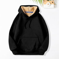 Áo khoác nữ có mũ trùm đầu thông thường Áo khoác nữ Áo Hoodie lót lông cừu ấm áp dành cho nữ Áo khoác mùa đông ấm áp có túi và dây rút Áo khoác thể thao sành điệu cho mùa thu