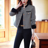 Áo khoác Nữ dạ tweed xinh xắn HÀNG CHUẨN MẪU MỚI