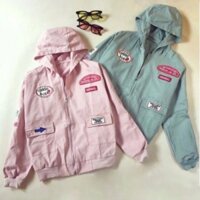 Áo Khoác Nữ Kaki Có Mũ