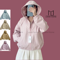 Áo khoác nữ kaki phong cách Hàn Quốc, form rộng, chống nắng Lamo Home A008 - Hàng mới về