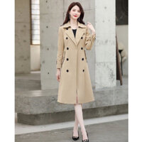Áo khoác Nữ Măng Tô kaki cao cấp - hàng mới về