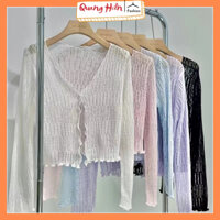 Áo khoác nữ mỏng nhẹ tiểu thư 1 cúc mix váy áo MS1183