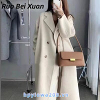 Áo khoác nữ Ruo Bei Xuân mùa thu đông sinh viên khoa Hàn Quốc áo khoác len mỏng