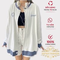 Áo Khoác Nữ Super Fashion Kiểu Dáng Cadigan Vải Nỉ Mền Mịn Mẫu Mới Hot Trend