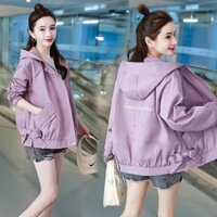 Áo khoác nữ tay dài phối nơ thêu hình chuột Mickey phong cách thời trang mùa thu 2021