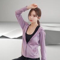 Áo Khoác Nữ Thun Lạnh 4 Chiều Logo thiêu VV HONG DIEP