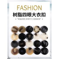 Áo khoác nút cho phụ nữ, áo khoác trench, nút nhựa tròn, áo khoác nam, áo len cardigan, trang phục đa năng, nút trang trí