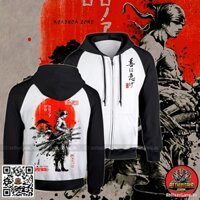 Áo khoác One Piece Zoro K01, Áo khoác hoodie Anime Manga One Piece Roronoa Zoro Unisex Nam Nữ