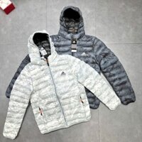 Áo khoác Phao Adidas họa tiết camo loang màu logo ngực LA