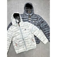 Áo khoác Phao Adidas họa tiết camo loang màu logo ngực LA