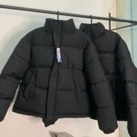 Áo khoác phao AZIZO có mũ trùm đầu giữ ấm thời trang cho nam