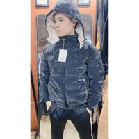 Áo Khoác Phao Bóng Vân Nổi Trơn