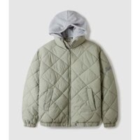 Áo Khoác Phao Chần Bông WHOAU Hood Quilting Jumper Màu Xanh WHJJE4911U