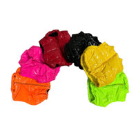 Áo khoác phao da bóng