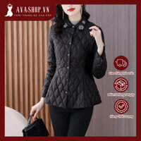 Áo Khoác Phao Đính Cườm Dáng Thon Gọn Cho Nữ AK18 - Hàng Quảng Châu Cao Cấp