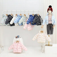 Áo khoác phao lông cừu dày ấm mẫu mới Hàng Quảng Châu cho bé trai bé gái