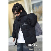 Áo khoác phao lót nỉ cho bé trai bé gái