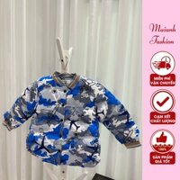 Áo Khoác Phao Màu Xanh Họa Tiết In Hình Máy Bay Siêu Đẹp Hàng Cao Cấp Dành Cho Bé Trai Mẫu Mới 2022