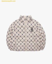 Áo khoác Phao MLB Diamond Monogram Boston Red Sox 3ADJM0826-43BGL Begi