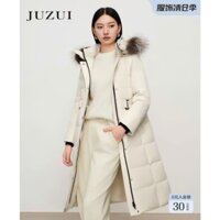 áo khoác phao mùa đông 2024 dáng dài mũ trùm cổ lông thời trang cao cấp sang trọng hàng QC KCC2925