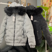 Áo Khoác Phao Nam, Áo Phao Mũ Lông Phong Cách Hàn Trẻ Trung