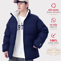 Áo Khoác Phao Nam Lót Lông Cổ Đứng Thời Trang SUPER FASHION