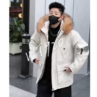 Áo Khoác Phao Nam Mũ Lông Phong Cách Hàn Quốc Cực Đẹp