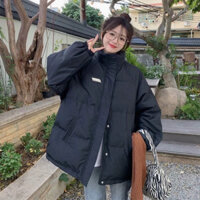 ÁO KHOÁC PHAO NAM NỮ ĐẠI HÀN 1 Có Dây Rút Chất Lông Vũ 2 Lớp Lót Siêu Ấm - LOGO CN HÀNG QC CHUẨN LOẠI