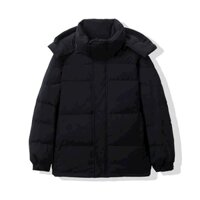 Áo khoác phao nam nữ unisex form thụng thời trang cổ bẻ lót lông cao cấp dưới 70kg