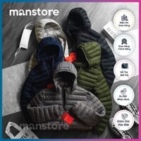 Áo khoác phao nam siêu nhẹ thể thao, áo phao nam đẹp kiểu dáng năng động, trẻ trung có mũ tháo rời MANSTORE