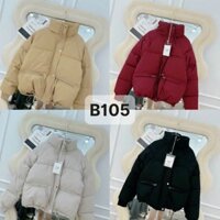 ÁO KHOÁC PHAO NỮ CỔ ĐỨNG DÁNG NGẮN THỜI TRANG 4 MÀU