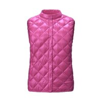 Áo khoác phao nữ cổ Tàu trần trám Uniqlo lông vũ 2014-2015