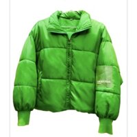 Áo khoác phao nữ dáng ngắn 2hand tuyển dày dặn dáng chuẩn