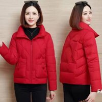 áo khoác phao nữ dáng ngắn croptop 2023 dáng dài hàn quốc tay dài bigsize béo có mũ không mũ Áo bông nữ dáng ngắn áo bông nhỏ thời trang áo khoác thu đông mẫu mới khí chất Áo Bông Lông Vũ