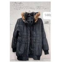 Áo khoác phao nữ size XL ngực 118cm, dài 74cm. M3.