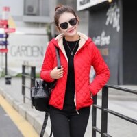 ÁO KHOÁC PHAO NỮ TRẦN TRÁM LÓT LÔNG HÌNH THẬT UP Ở CUỐI [NEW]