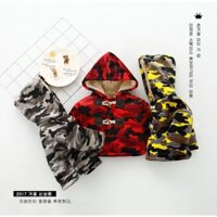 Áo khoác phao rằn ri