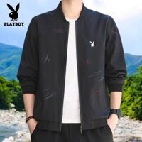 Áo khoác Playboy cho nam, áo mới thoải mái, phong cách Hàn Quốc, dáng ôm, đa năng, áo khoác bóng chày cao cấp cho mùa xuân thu