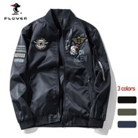 Áo khoác PLOVER Plus Size Nam Áo khoác hai mặt Retro Quân đội Hoa Kỳ Áo khoác Bomber Áo khoác M-7XL
