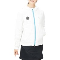 Áo Khoác Puma Golf Nữ Chính Hãng - Hyper Stretch FZ Blouson Outwear - Màu Trắng | JapanSport 539455-04