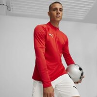 Áo Khoác Puma Nam Chính Hãng - teamFINAL Training 1/4 Zip Top - Màu Đỏ | JapanSport 659366-01