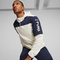 Áo Khoác Puma Nam Chính Hãng - PUMA FIT HYBRID POLAR FLEECE woven jacket - Trắng | JapanSport 524652-87
