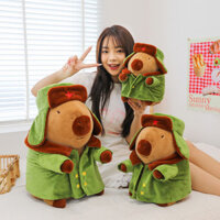 Áo khoác quân đội miền Đông Bắc, đồ chơi nhồi bông capybara, búp bê capybara, thú nhồi bông, quà sinh nhật cho trẻ em gái