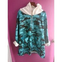 áo khoác rằn ri xanh ngọc bigsize