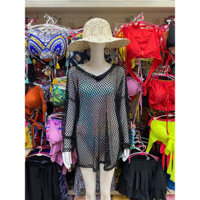 Áo khoác ren đi  biển